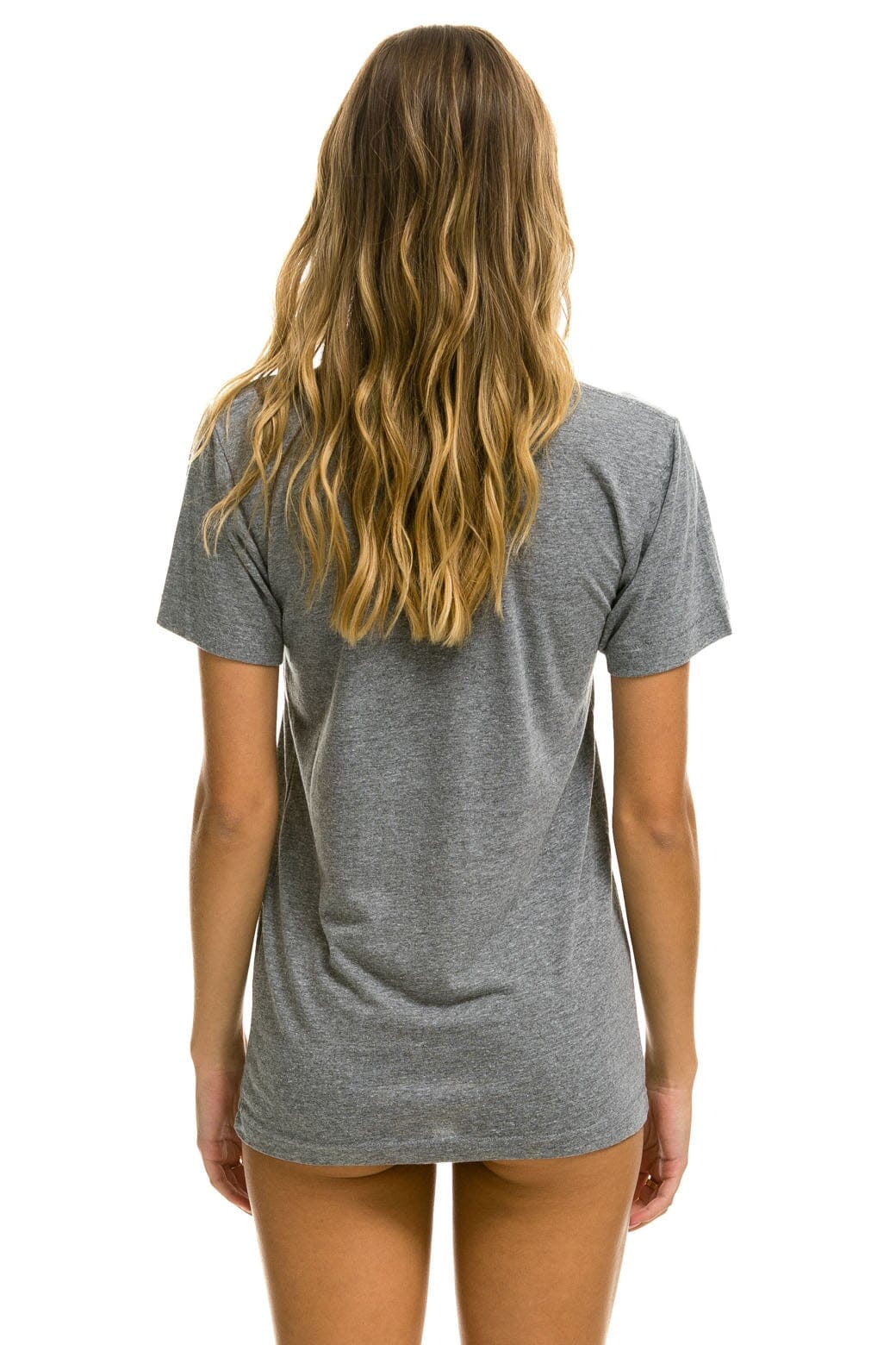 Classic SIGNATURE TEXAS SMALL LOGO TEE - HEATHER GREY