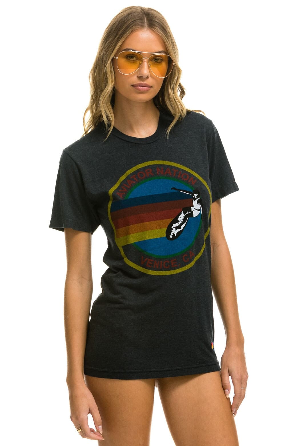 Classic SIGNATURE VENICE TEE - CHARCOAL