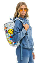 Classic VINTAGE PATCH DENIM PUFFER BACKPACK - SUPER LIGHT VINTAGE