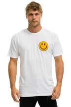 Classic SMILEY 2 CREW TEE - WHITE