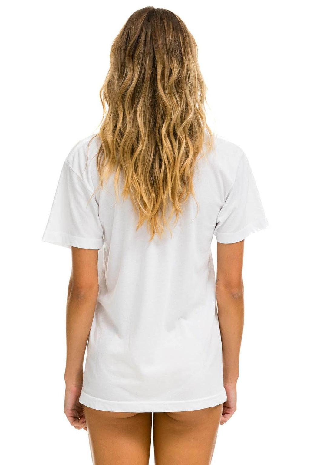 Classic SMILEY 2 CREW TEE - WHITE