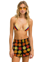 Classic SMILEY BINGO WOMENS LOUNGER SHORT - BLACK