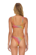 Classic SPARKLE RIVIERA KNOT CHEEKY BIKINI BOTTOMS - RAINBOW
