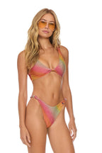Classic SPARKLE RIVIERA KNOT CHEEKY BIKINI BOTTOMS - RAINBOW