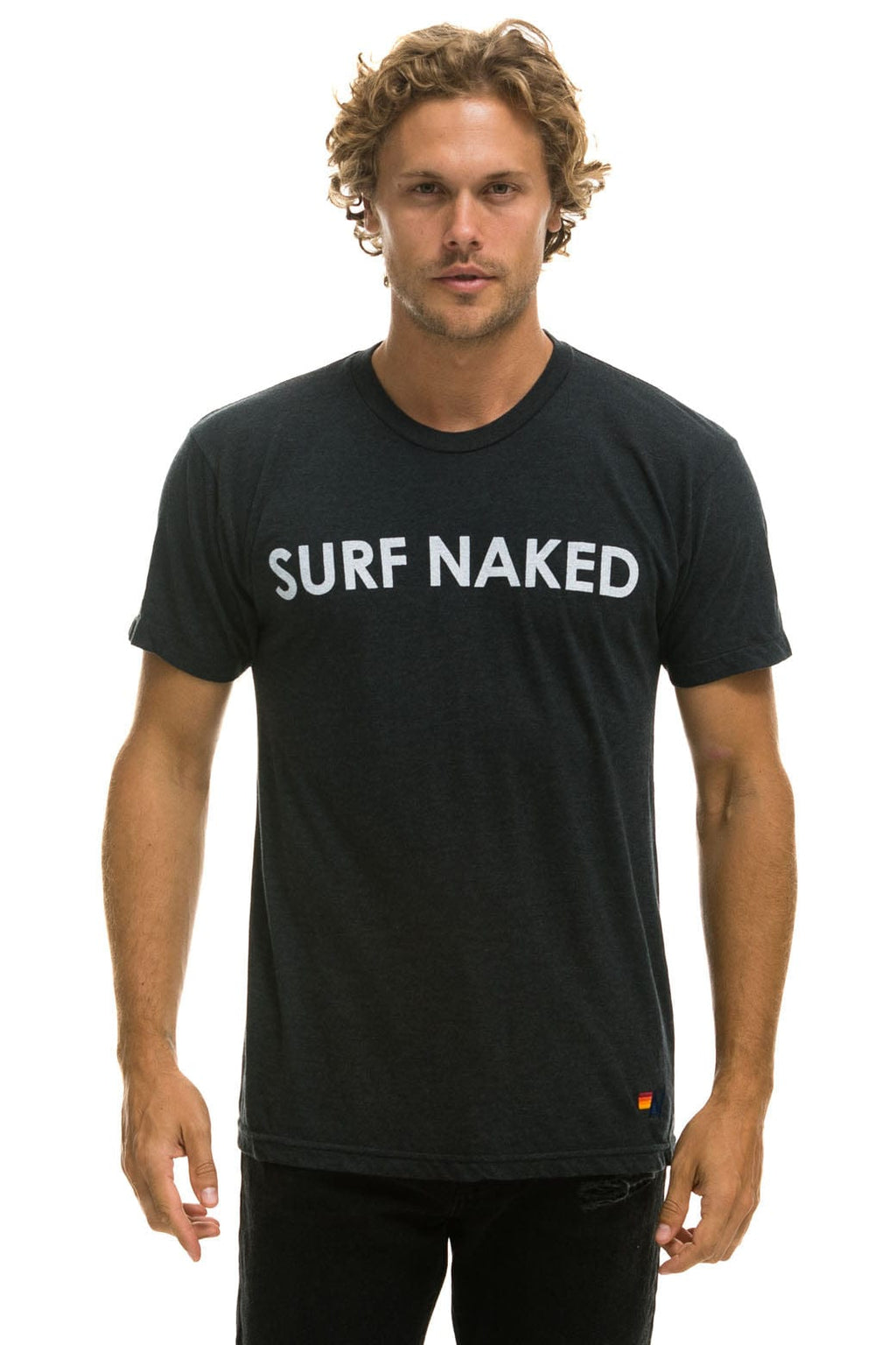 Classic SURF NAKED TEE - CHARCOAL