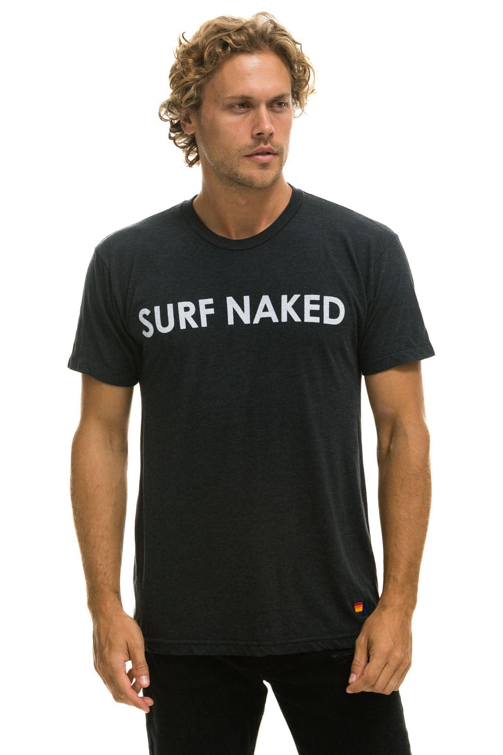 Classic SURF NAKED TEE - CHARCOAL