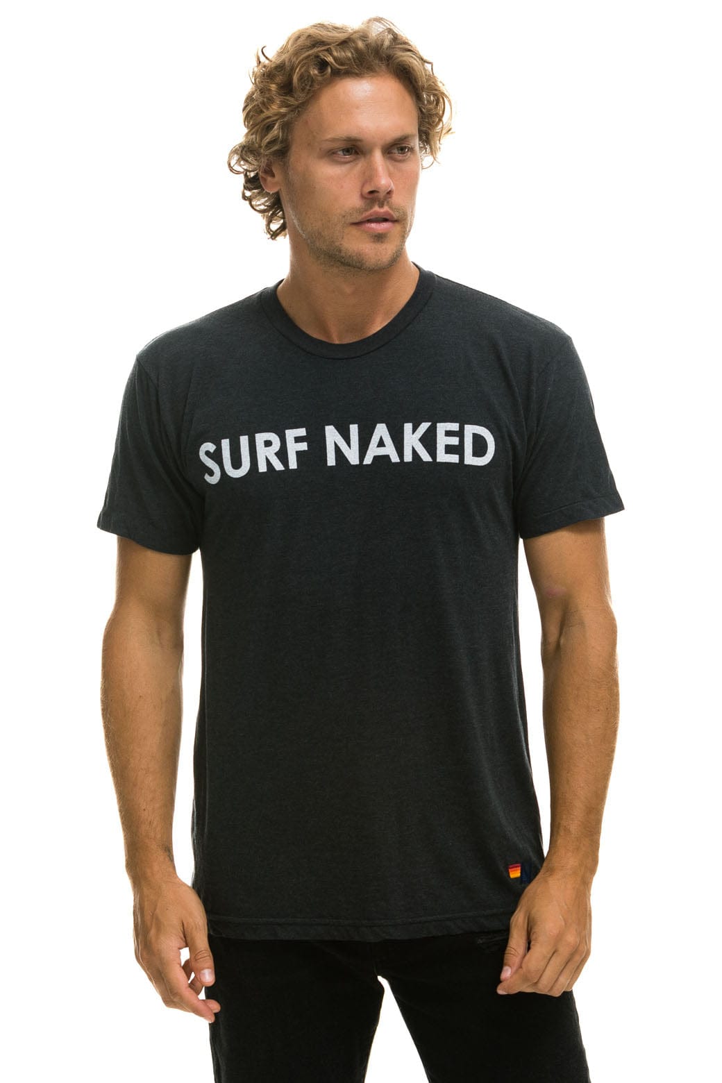 Classic SURF NAKED TEE - CHARCOAL