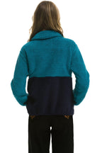 Classic TEDDY APRES HALF ZIP COLOR BLOCK JACKET - CAPRI