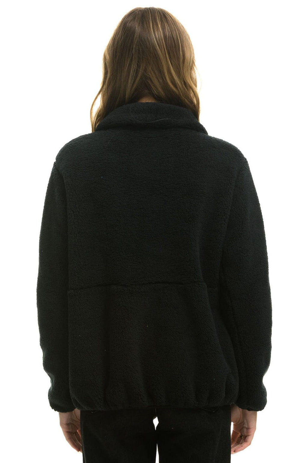 Classic TEDDY APRES HALF ZIP JACKET - BLACK
