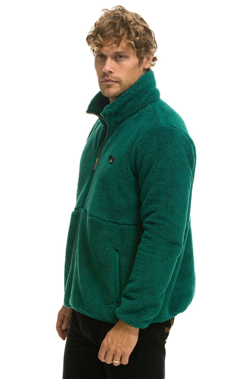 Classic TEDDY UNISEX HALF ZIP JACKET - AMAZON