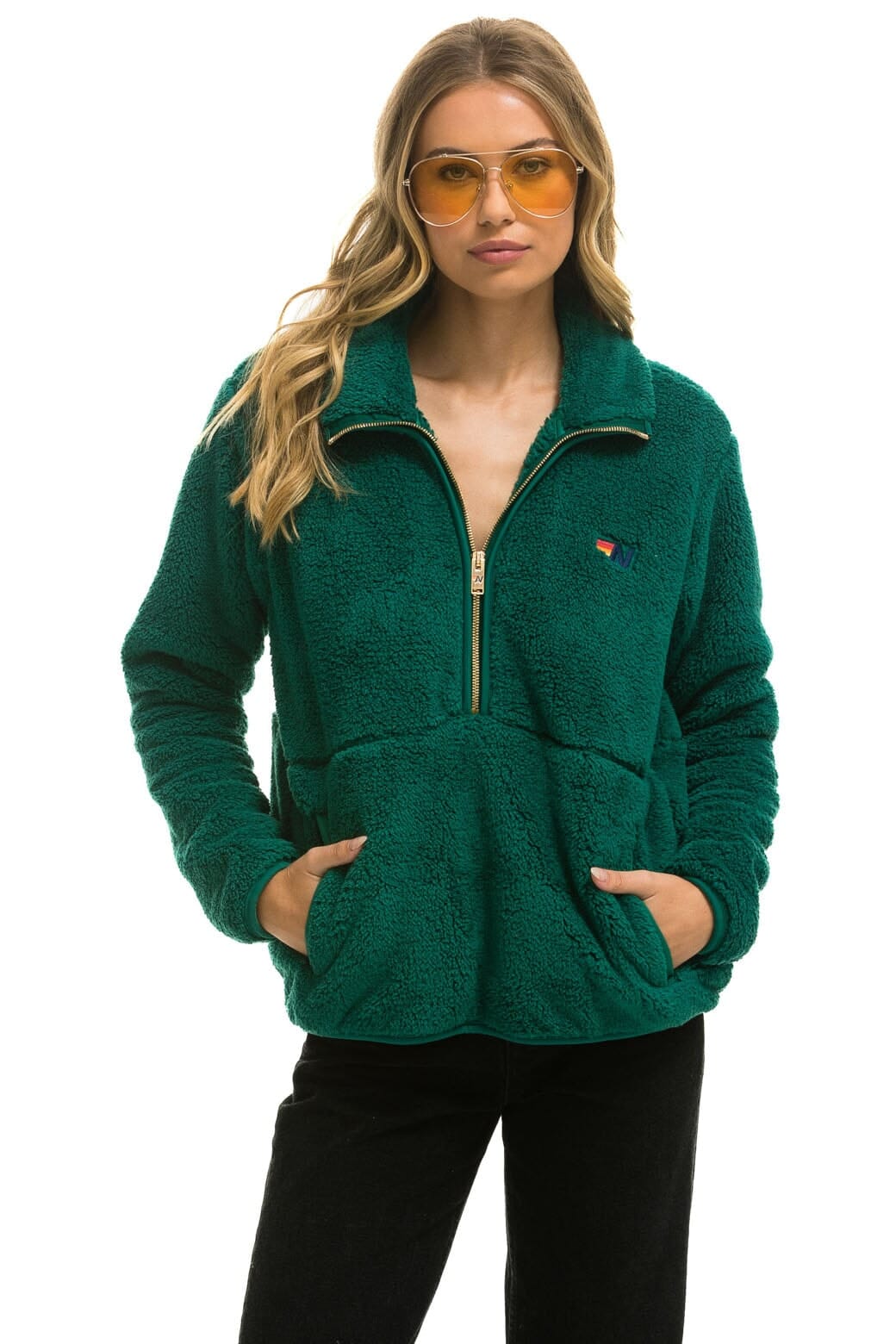 Classic TEDDY UNISEX HALF ZIP JACKET - AMAZON