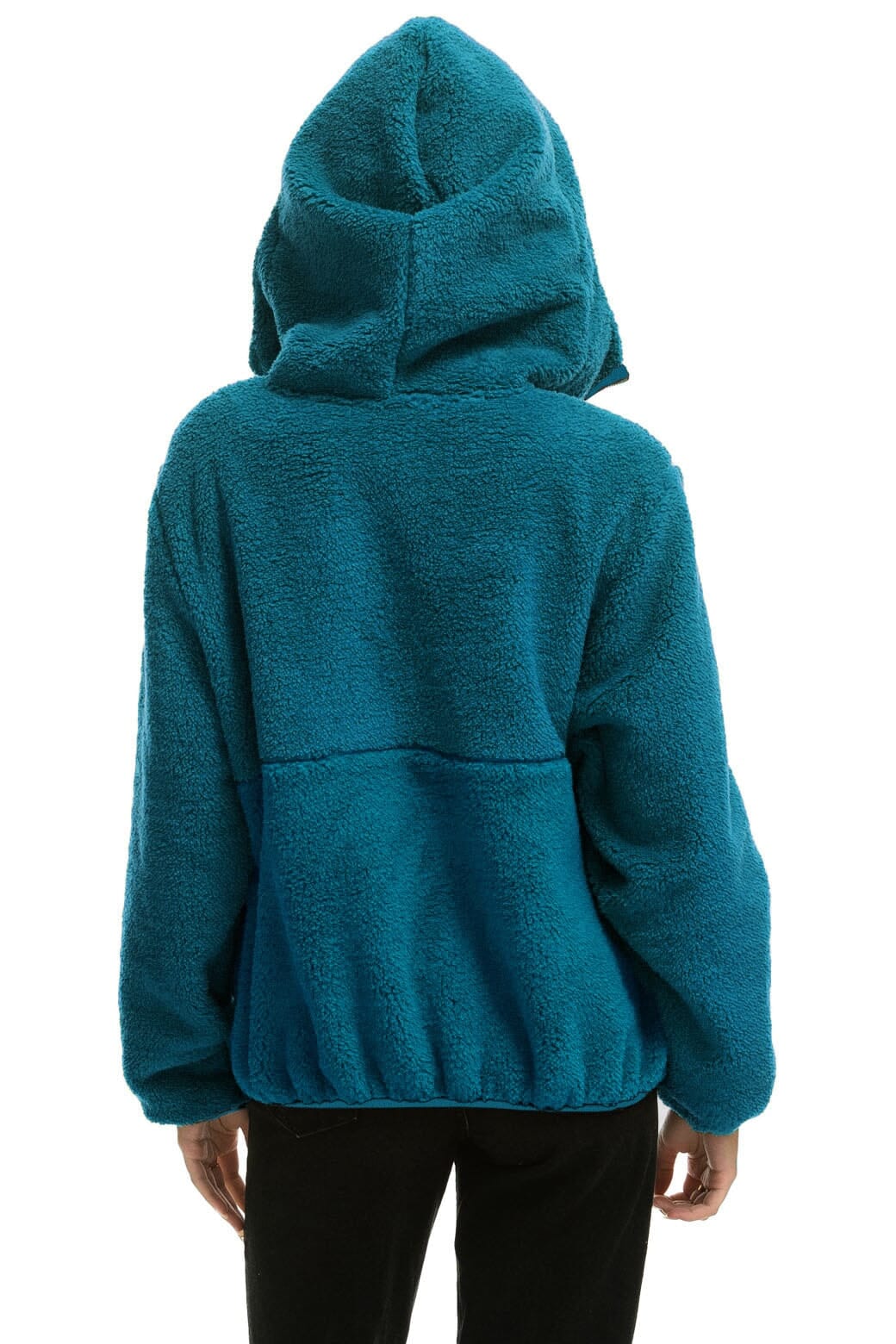 Classic TEDDY UNISEX HOODED HALF ZIP JACKET - CAPRI