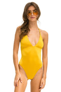 Classic TRIANGLE ONE PIECE SWIMSUIT - REGGAE