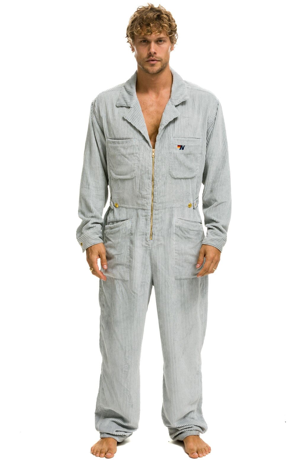 Classic UNISEX CORDUROY FLIGHT SUIT - CLOUD