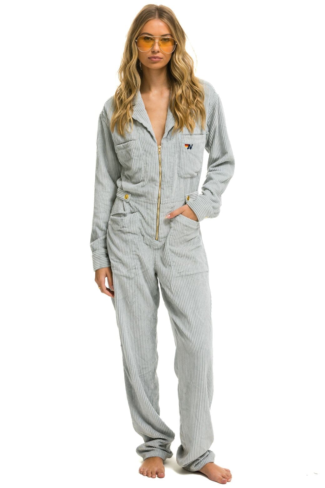 Classic UNISEX CORDUROY FLIGHT SUIT - CLOUD