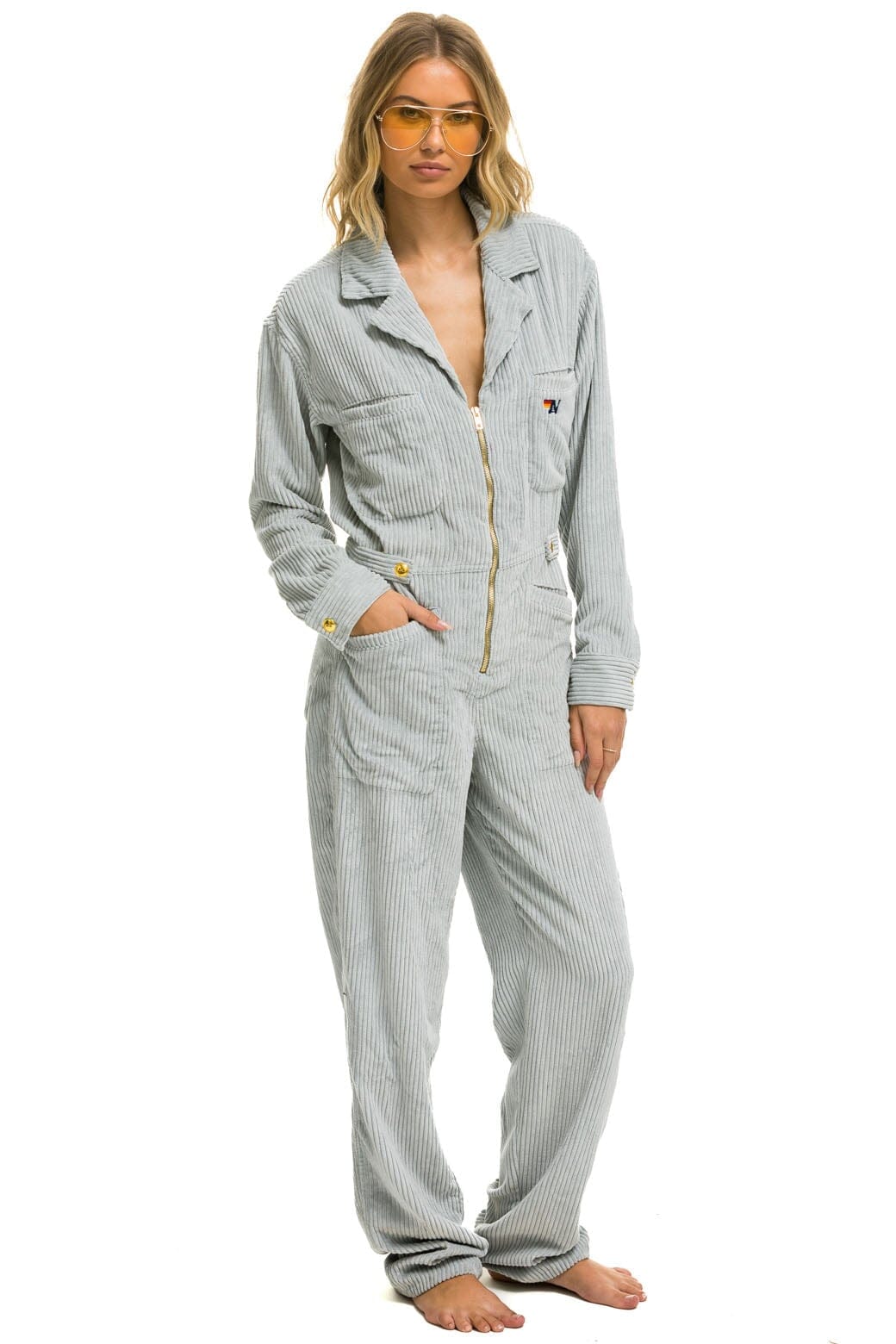 Classic UNISEX CORDUROY FLIGHT SUIT - CLOUD