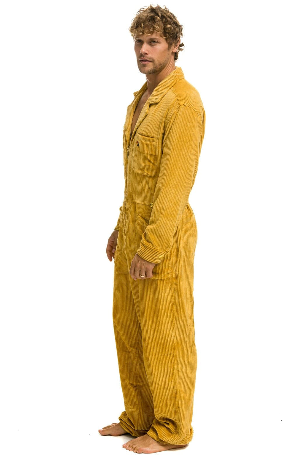 Classic UNISEX CORDUROY FLIGHT SUIT - HONEY