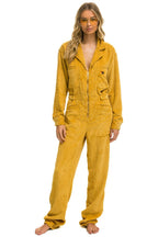 Classic UNISEX CORDUROY FLIGHT SUIT - HONEY