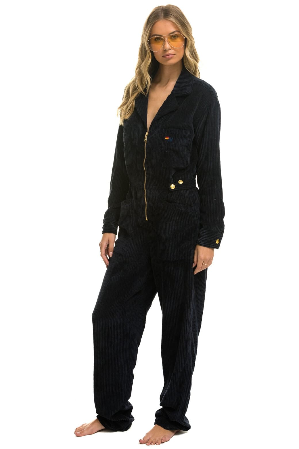 Classic UNISEX CORDUROY FLIGHT SUIT - NAVY