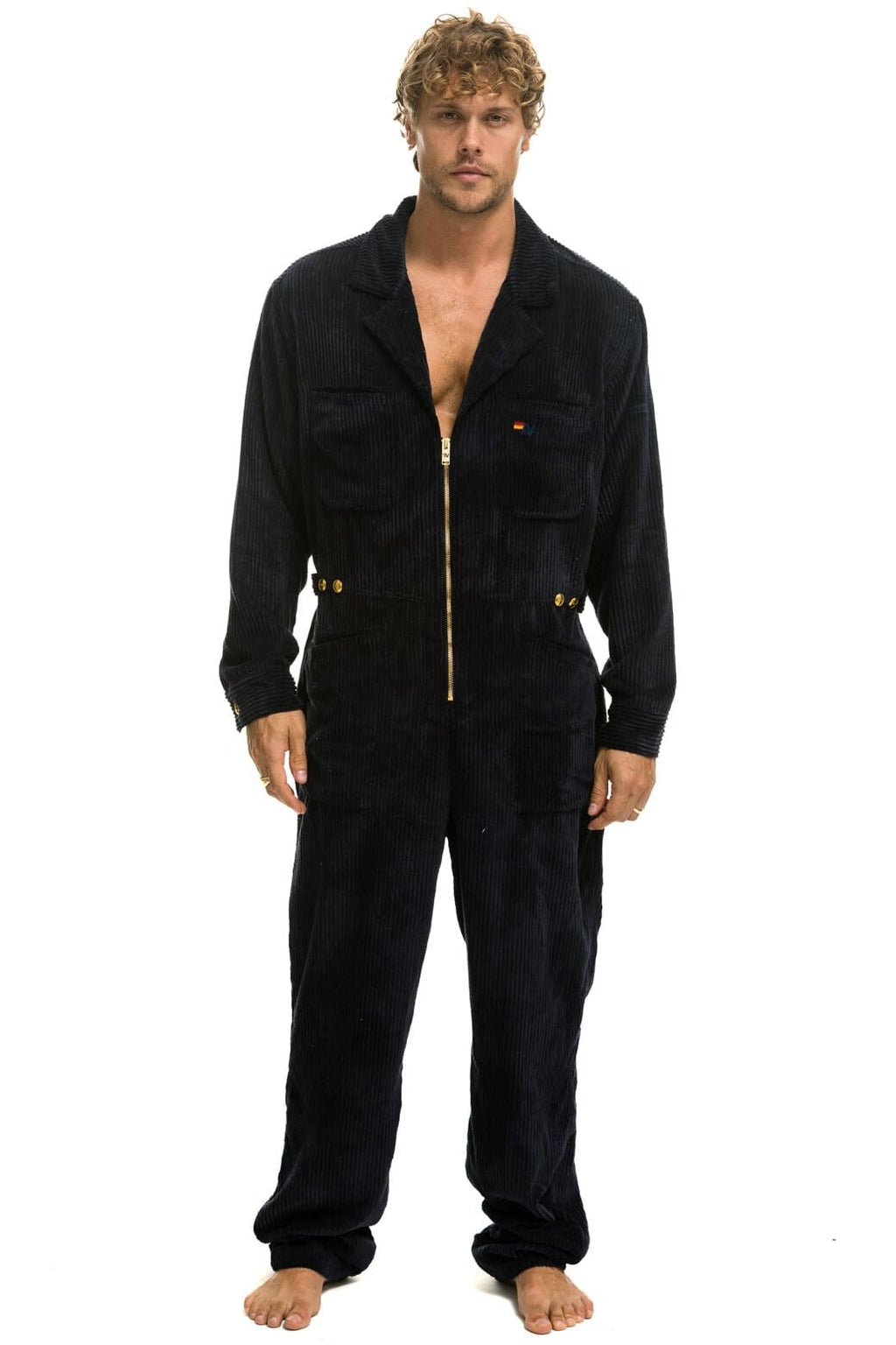 Classic UNISEX CORDUROY FLIGHT SUIT - NAVY