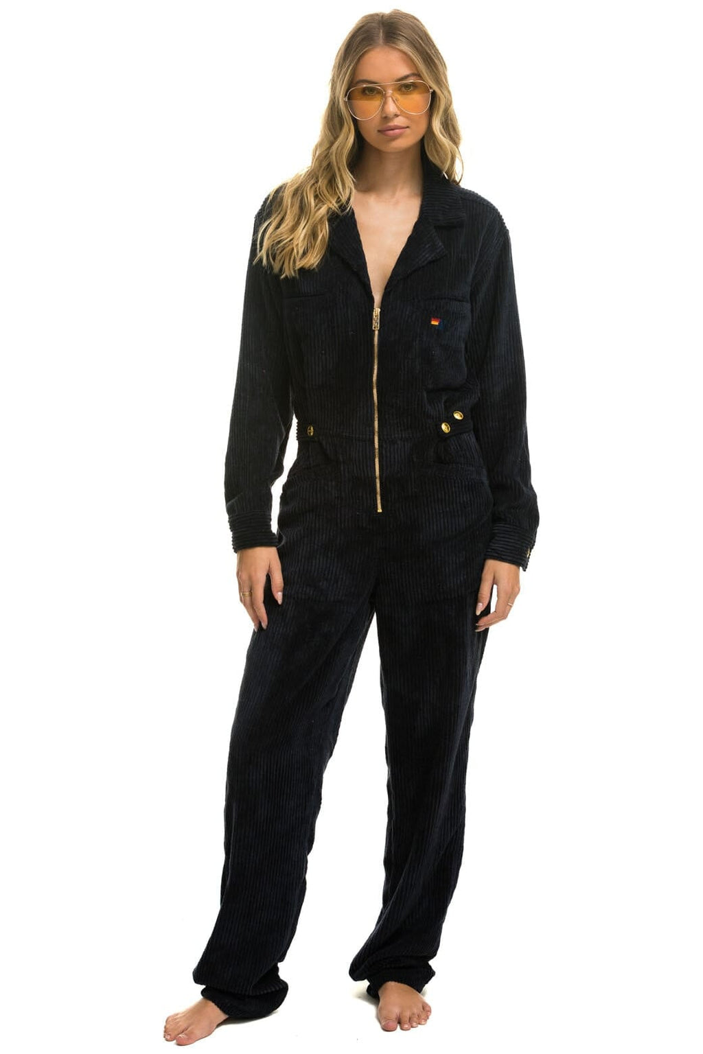 Classic UNISEX CORDUROY FLIGHT SUIT - NAVY