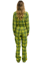 Classic UNISEX PLAID FLIGHT SUIT - AVOCADO PLAID