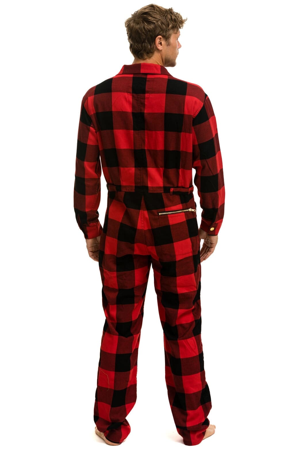 Classic UNISEX PLAID FLIGHT SUIT - BUFFALO PLAID