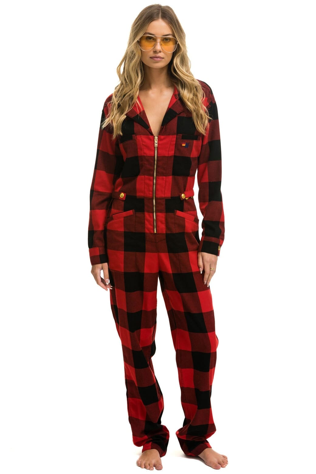 Classic UNISEX PLAID FLIGHT SUIT - BUFFALO PLAID