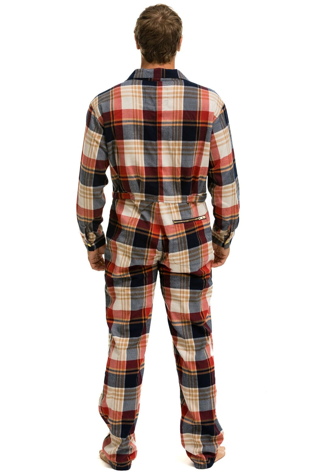 Classic UNISEX PLAID FLIGHT SUIT - COWBOY PLAID