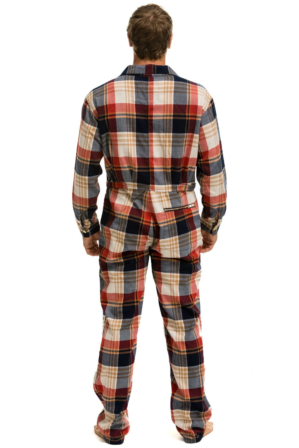 Classic UNISEX PLAID FLIGHT SUIT - COWBOY PLAID