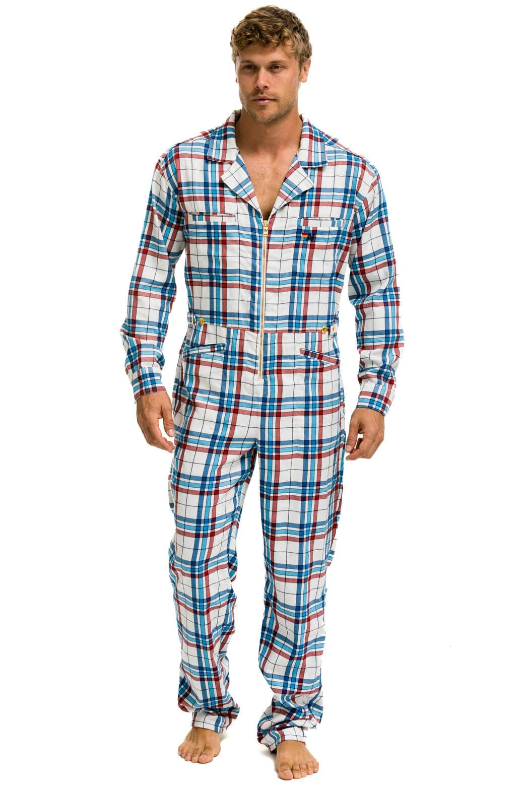 Classic UNISEX PLAID FLIGHT SUIT - MONTAUK PLAID