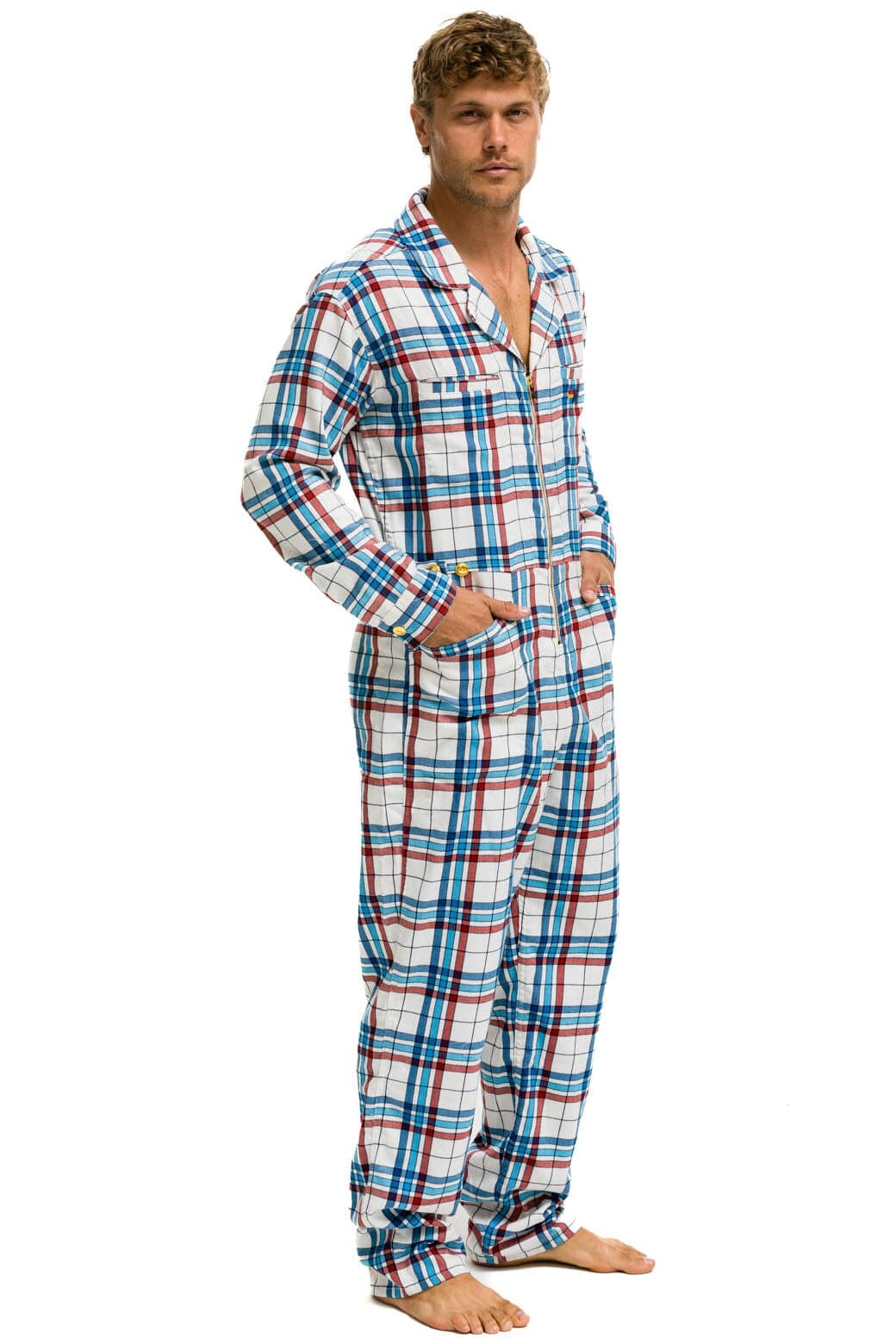 Classic UNISEX PLAID FLIGHT SUIT - MONTAUK PLAID