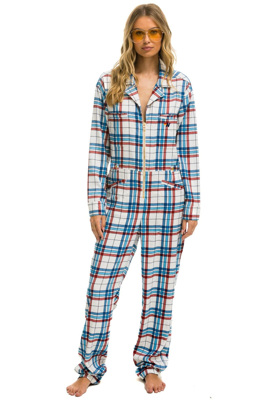 Classic UNISEX PLAID FLIGHT SUIT - MONTAUK PLAID
