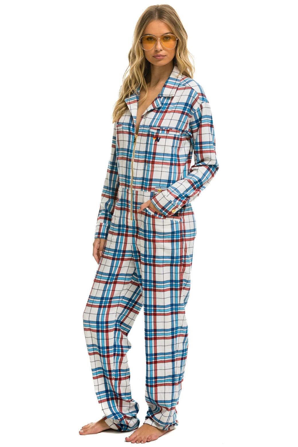 Classic UNISEX PLAID FLIGHT SUIT - MONTAUK PLAID