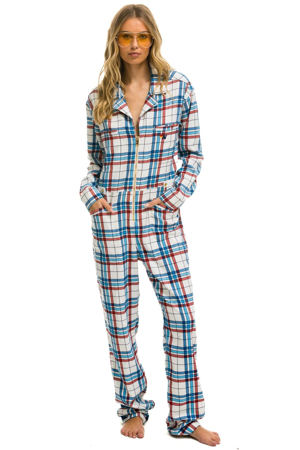 Classic UNISEX PLAID FLIGHT SUIT - MONTAUK PLAID