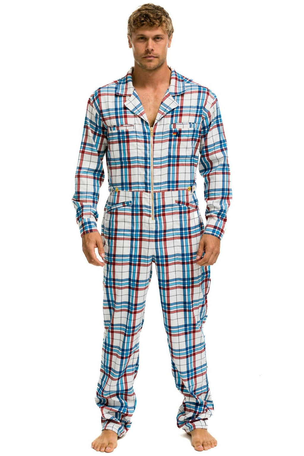 Classic UNISEX PLAID FLIGHT SUIT - MONTAUK PLAID