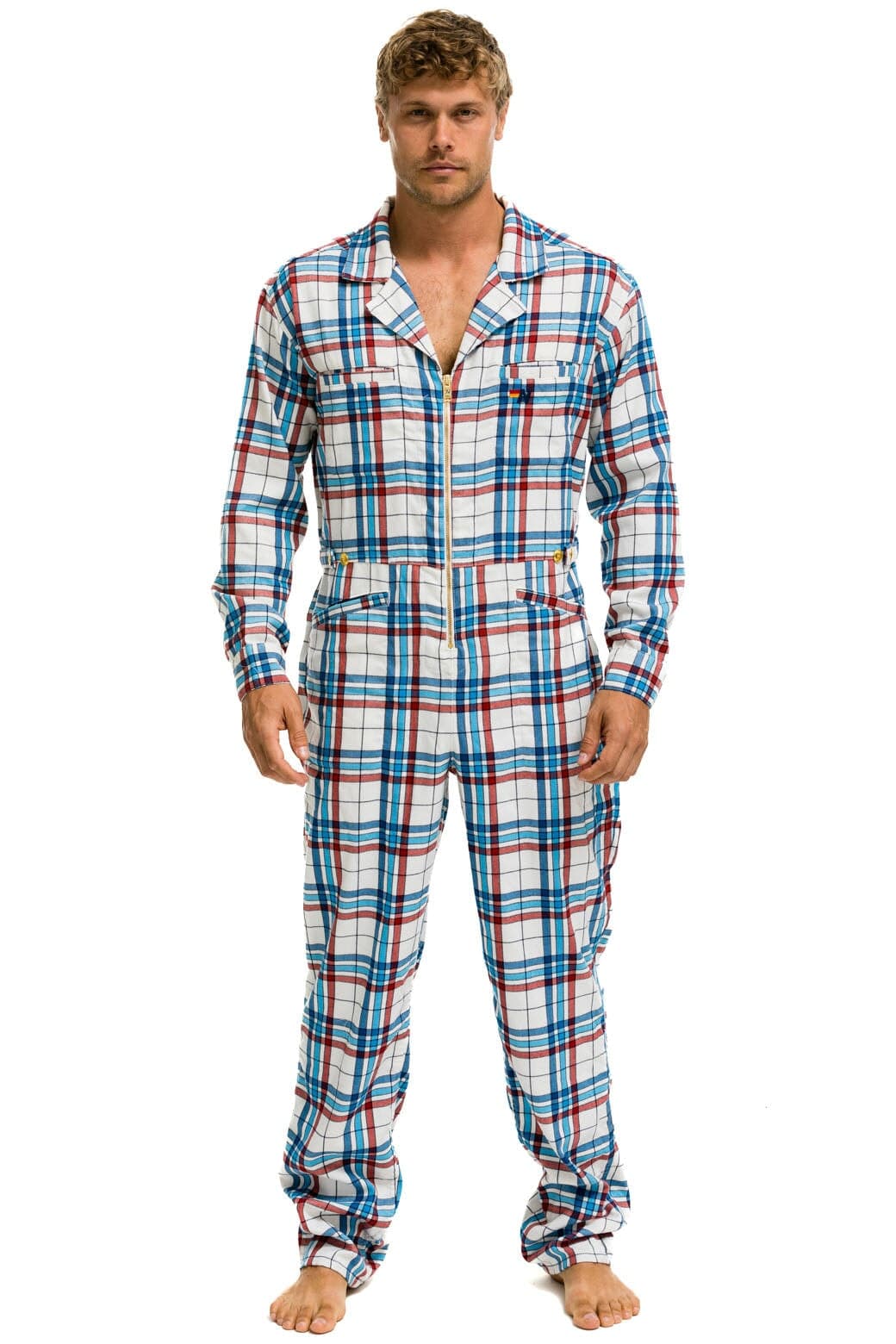 Classic UNISEX PLAID FLIGHT SUIT - MONTAUK PLAID