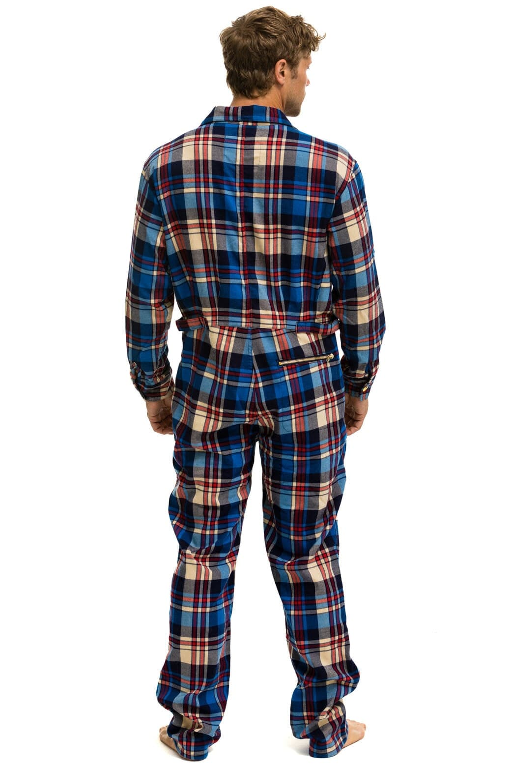 Classic UNISEX PLAID FLIGHT SUIT - PATRIOT PLAID