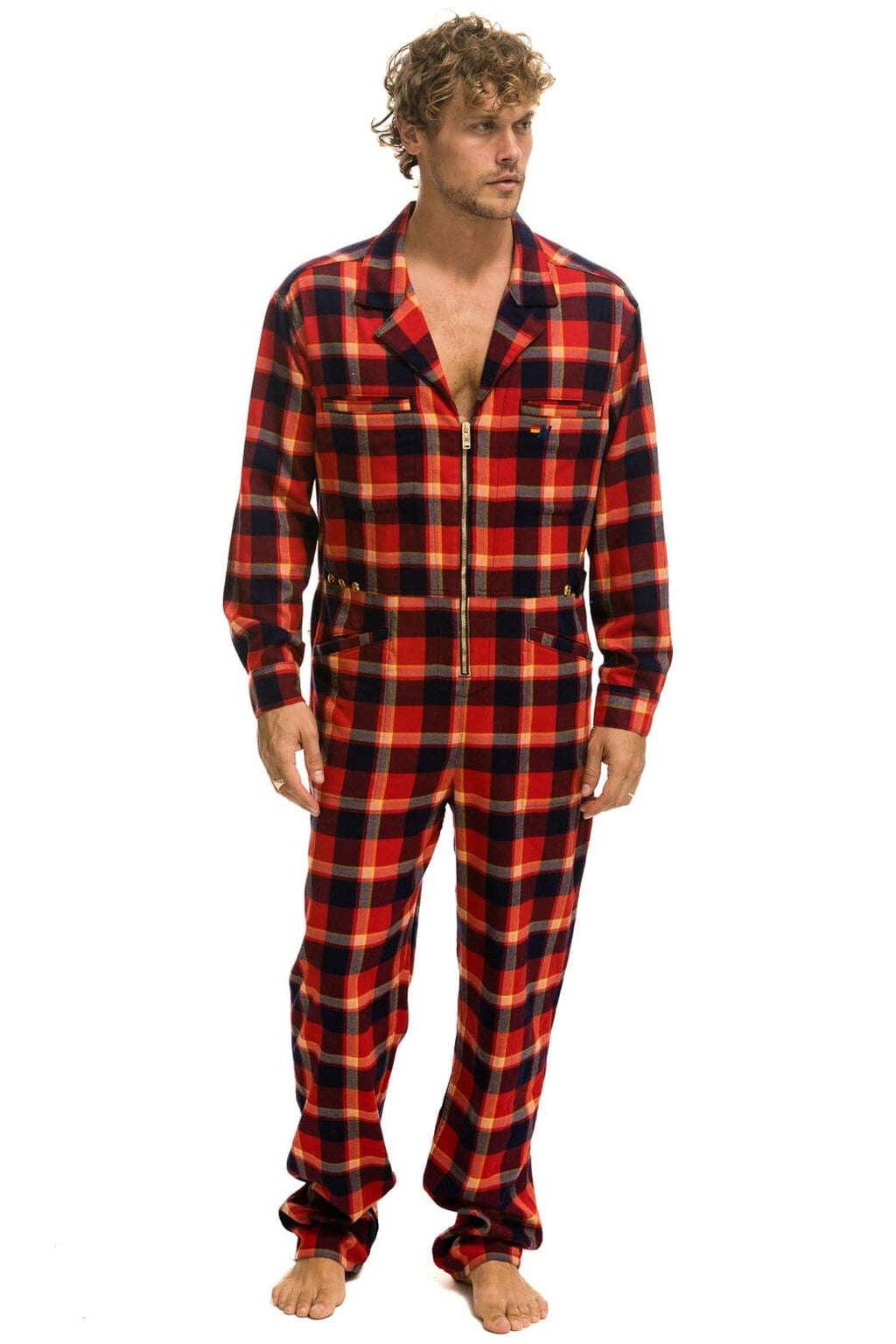 Classic UNISEX PLAID FLIGHT SUIT - RUGBY PLAID