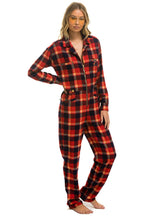 Classic UNISEX PLAID FLIGHT SUIT - RUGBY PLAID