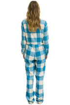 Classic UNISEX PLAID FLIGHT SUIT - SKY PLAID