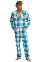 Classic UNISEX PLAID FLIGHT SUIT - SKY PLAID