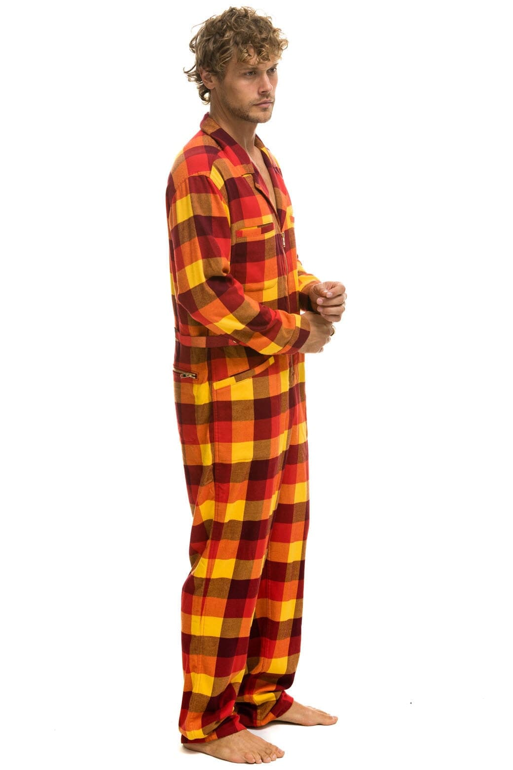 Classic UNISEX PLAID FLIGHT SUIT - SURFY PLAID