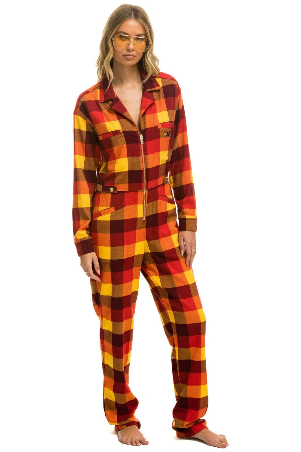 Classic UNISEX PLAID FLIGHT SUIT - SURFY PLAID