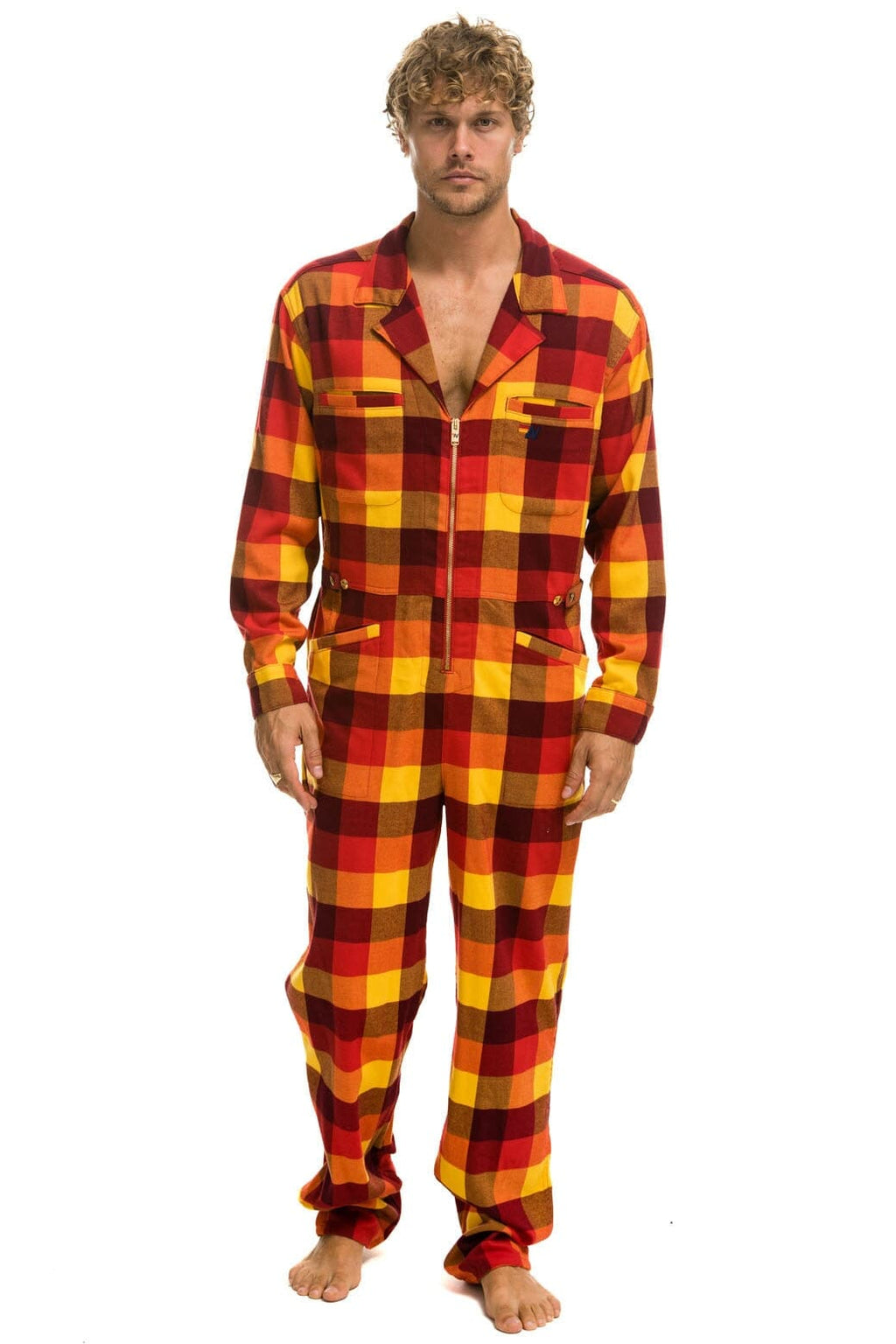 Classic UNISEX PLAID FLIGHT SUIT - SURFY PLAID