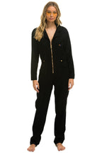 Classic UNISEX TWILL FLIGHT SUIT - BLACK