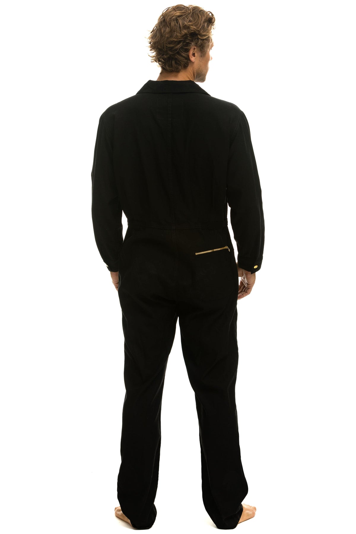 Classic UNISEX TWILL FLIGHT SUIT - BLACK