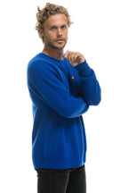 Classic VINTAGE CABIN 2 UNISEX CASHMERE SWEATER - LAPIS