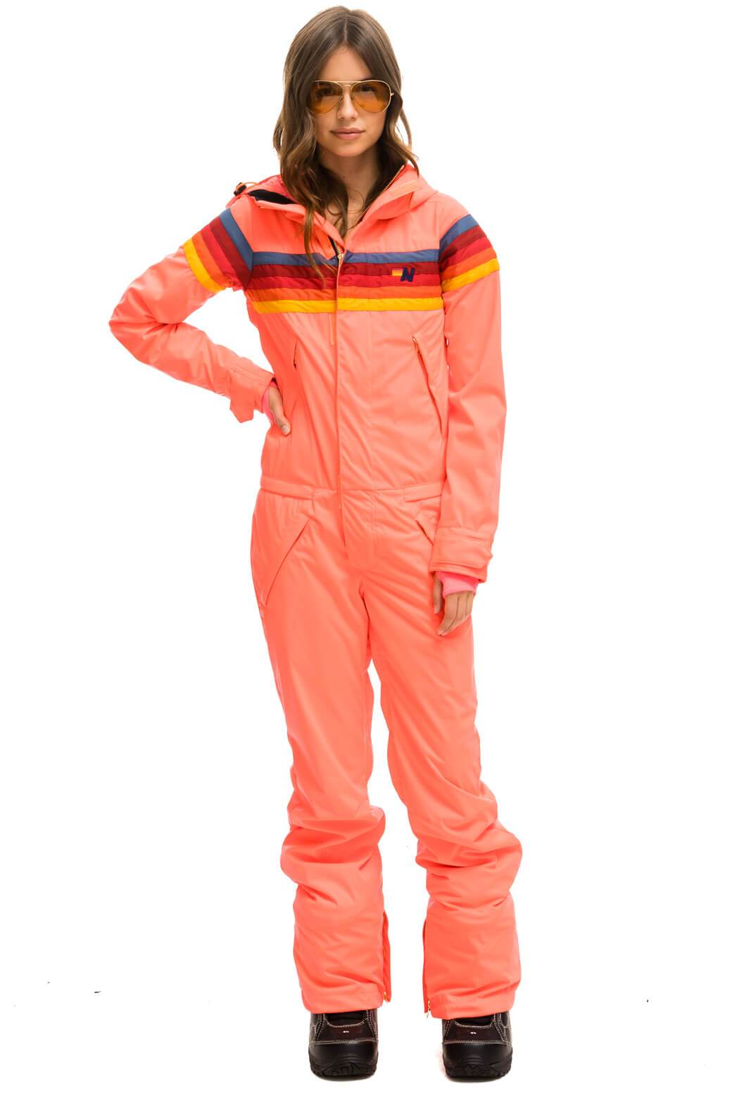 Classic WOMENS 3 LAYER POWDER SUIT - NEON FLAMINGO