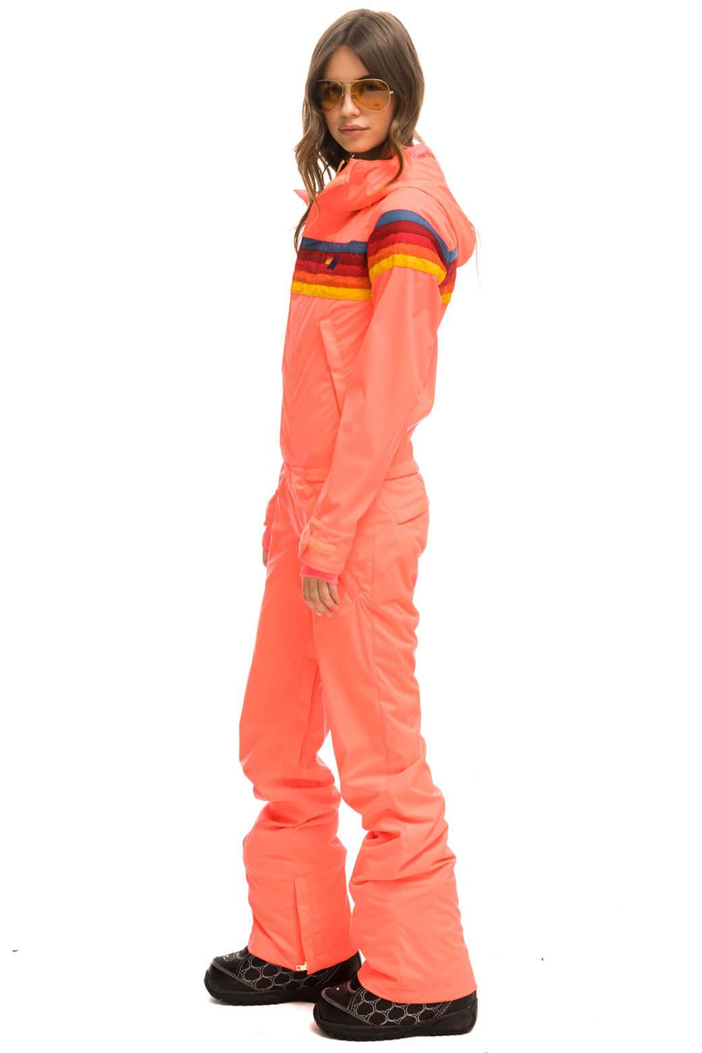 Classic WOMENS 3 LAYER POWDER SUIT - NEON FLAMINGO